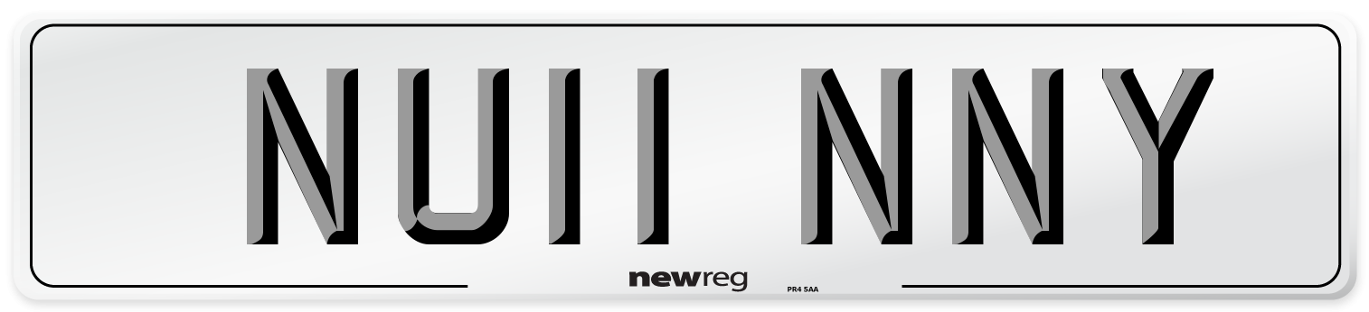 NU11 NNY Number Plate from New Reg